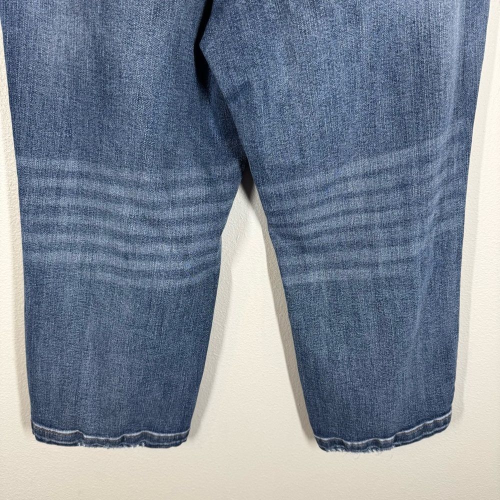 Judy Blue Cropped Wide Leg Jeans Stretch Denim Distressed Women Size 14 JB88592 - Picture 7 of 9